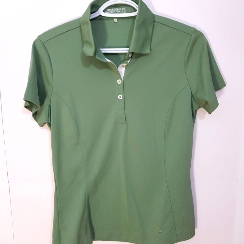 Nike Women's Green Polo Shirt